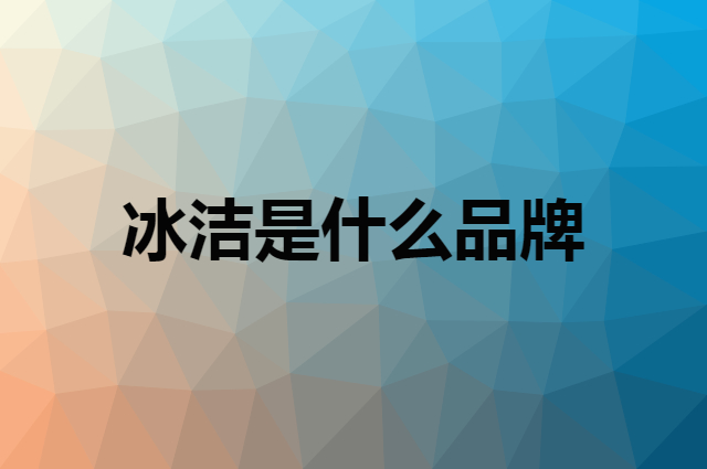 冰洁 BENGEN是个什么品牌，这个品牌怎么样？