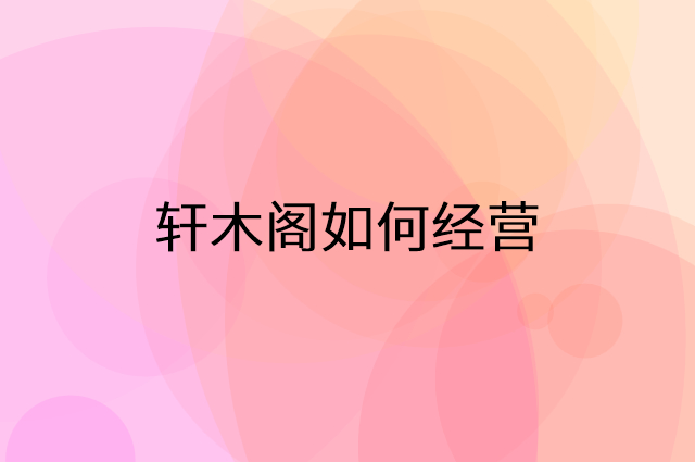 轩木阁怎么做营销活动宣传，两个提升业绩的工具